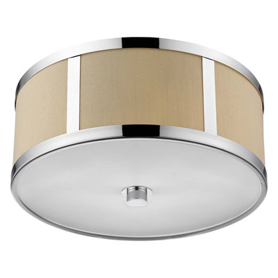 Plafonnier semi-encastré tambour 2 lumières Fender