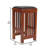 Juwan Upholstered Counter Stool with Solid Wood Frame-607698383-607698380