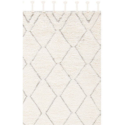 Casablanca Hand Woven Wool Geometric Rug