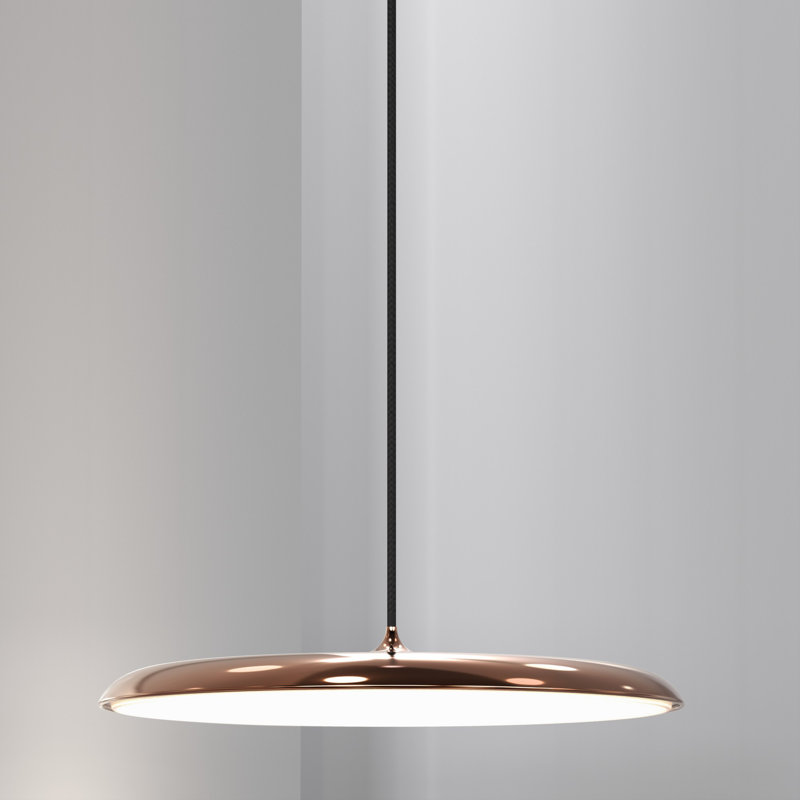 Henrik Bonnelycke 1 - Light Copper LED Bowl Pendant, Copper
