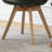 Dining Chair Set of 4 with Solid Wood Legs and Cushioned Seat-1876818780
