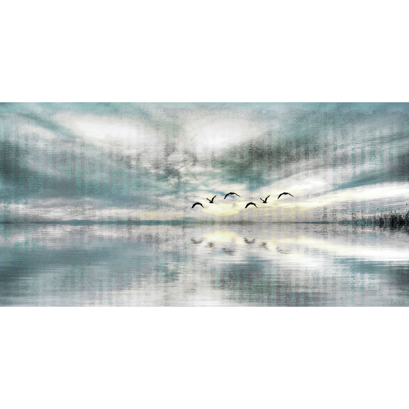 Parvez Taj - Wrapped Canvas Painting, 45cm H x 91cm W