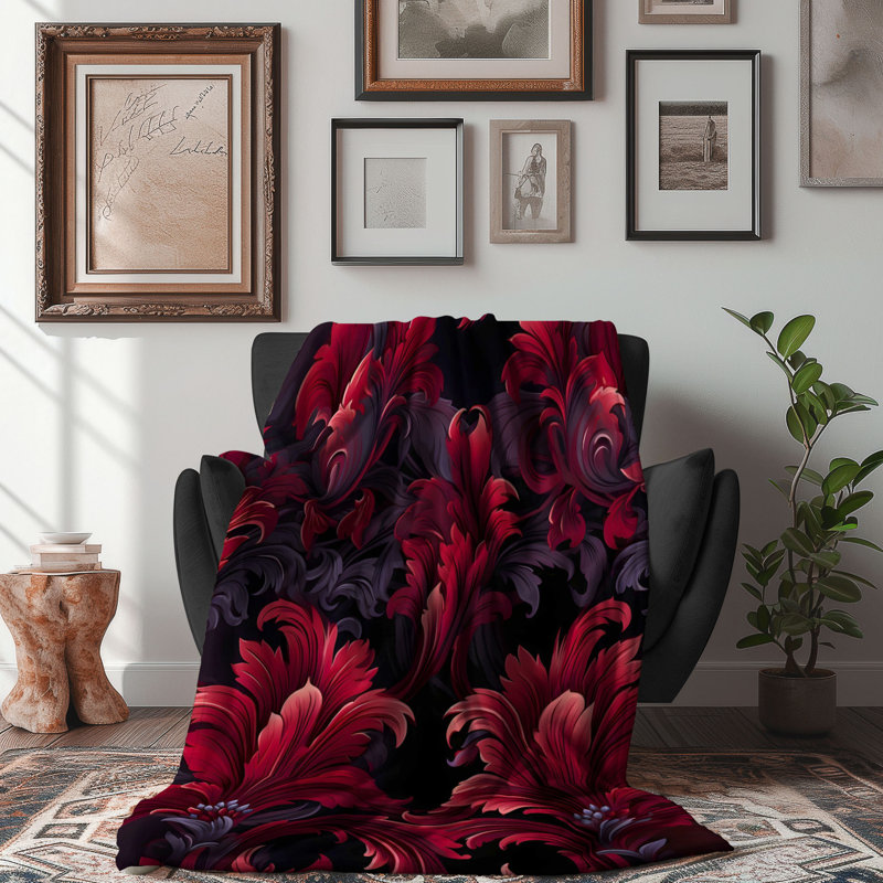 Classic Red - 1 Piece Blanket, 60" L x 50" W