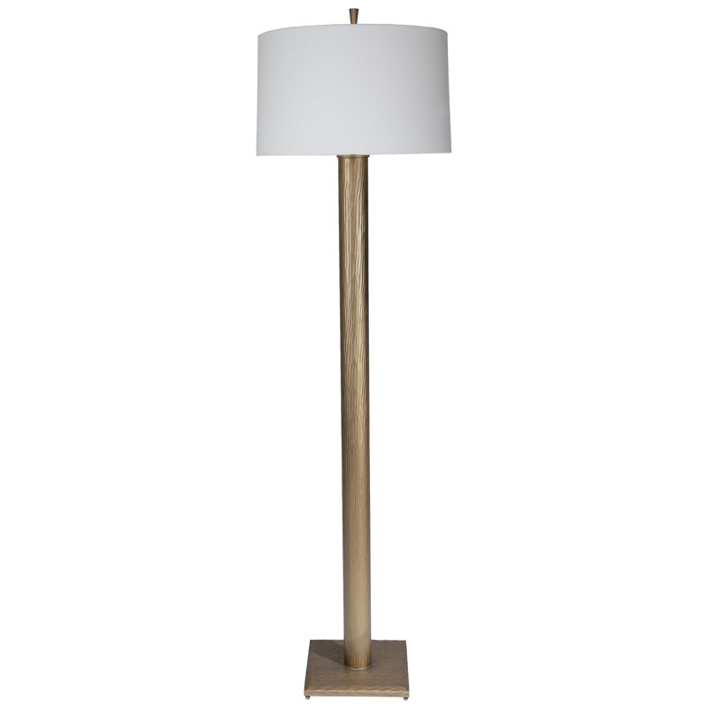 French Floor Lamp, Gilded iron