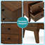 Table de chevet 2 tiroirs Acacia Cowden-492449310