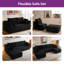 Fauteuil-lit en forme de U avec 2 tabourets Boneless-557857388