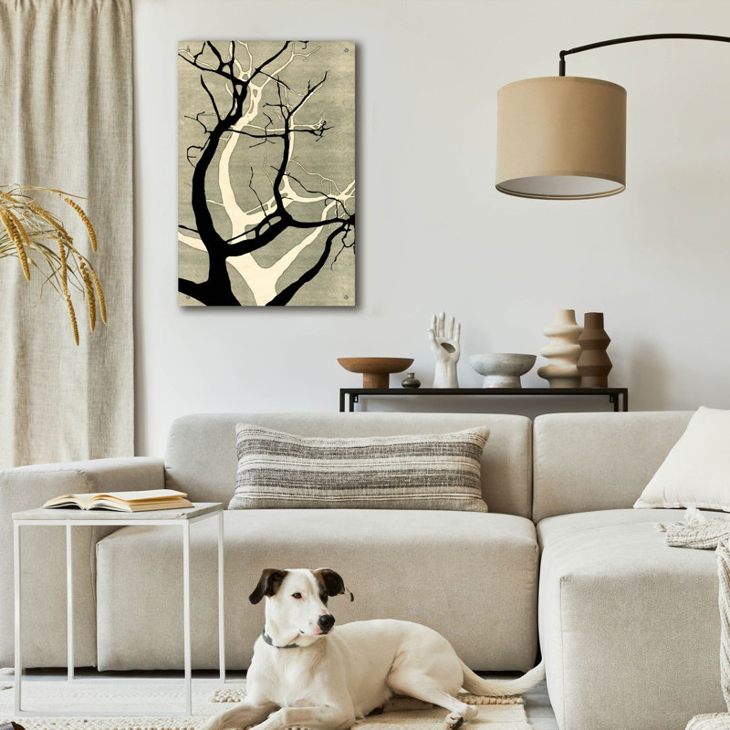  «Winter Hollow 1» par Alicia Ludwig, art mural en verre acrylique, H 36 po x l 24 po x P 0,2 po