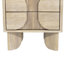Hina 2-Drawer Acacia Nightstand