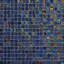 Petunia 4 5/8" x 5/8" Iridescent Glass Mosaic