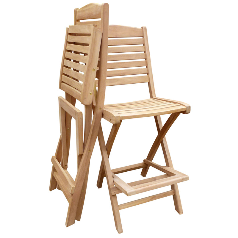 Tabouret de bar de patio 30" teck Costales