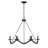 Moayad 6-Light Chandelier in Matte Black-1004742983