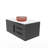 Wildsee 36" Floating Single Bathroom Black Vanity Set With Pink Tempered Glass Vessel Sink-103145298-103145300