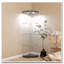 Armoire de coin lumineuse en verre avec 4 tablettes et lumières DEL-223261503