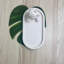 White Bear Incense Holder Dish