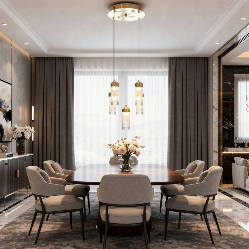 Aurelia Cascade Multi-Drop Crystal Chandelier