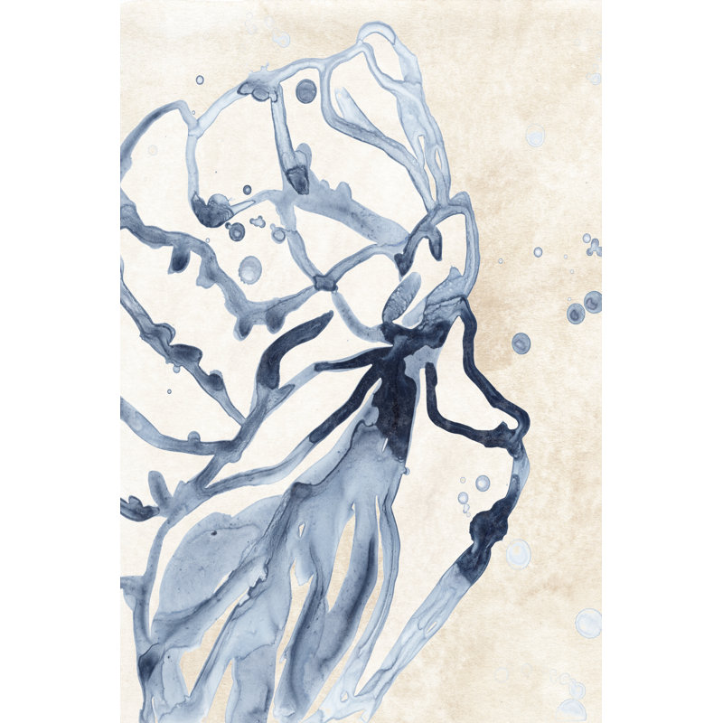 Water Shells I - Wrapped Canvas Painting, 46cm H x 30cm W
