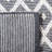 Ashdown Natura Hand Woven Wool Cotton Geometric Rug in Ivory/Black-1440890634