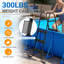 Échelle de piscine en acier à 3 marches Winado-127331871-127331868