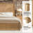 Graciana 60"H Modern Solid Wood Fluted Bed-54180554-54180552