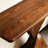 Solid Pine X Frame Console Table-659545097