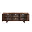Rustic Walnut Media Console