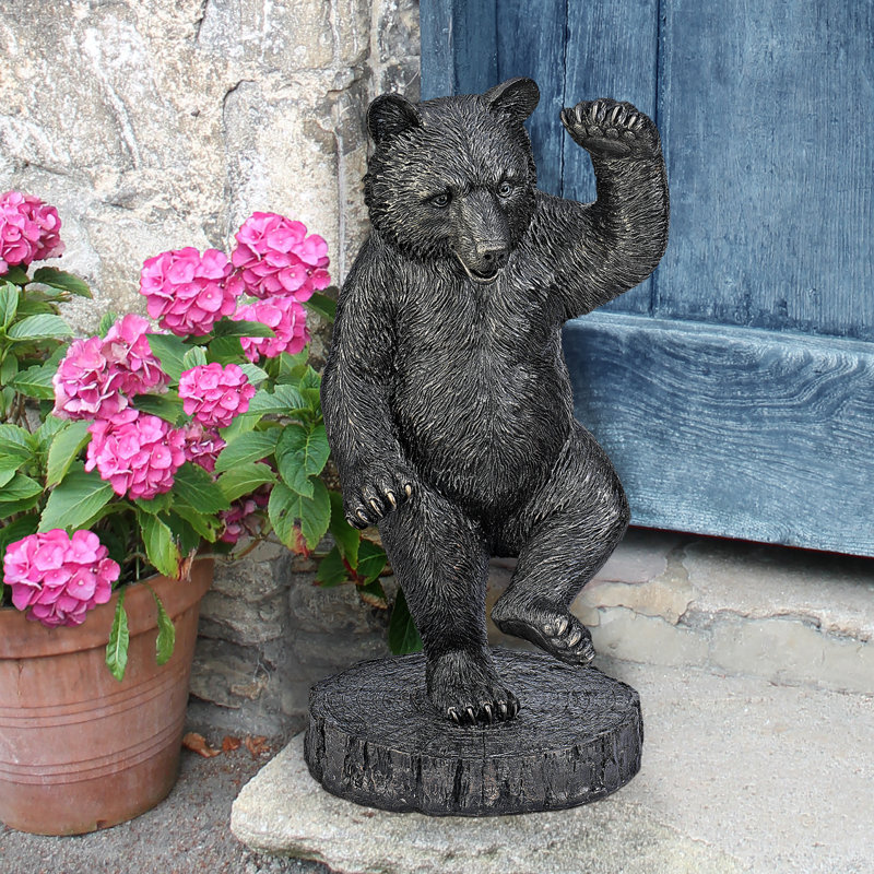 Statue de jardin à danse ours