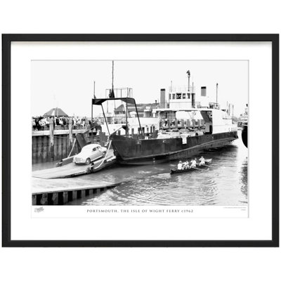 Portsmouth, The Isle Of Wight Ferry C1962 by Francis Frith - Single Picture Frame Print