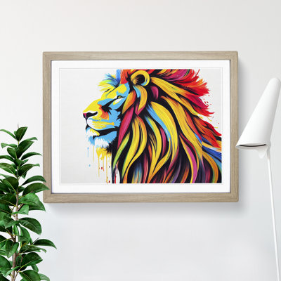 Colourful Lion Vol.1 Abstract - Painting