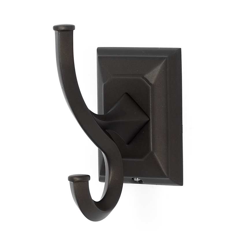 Single Robe Hook, Chocolate Bronze