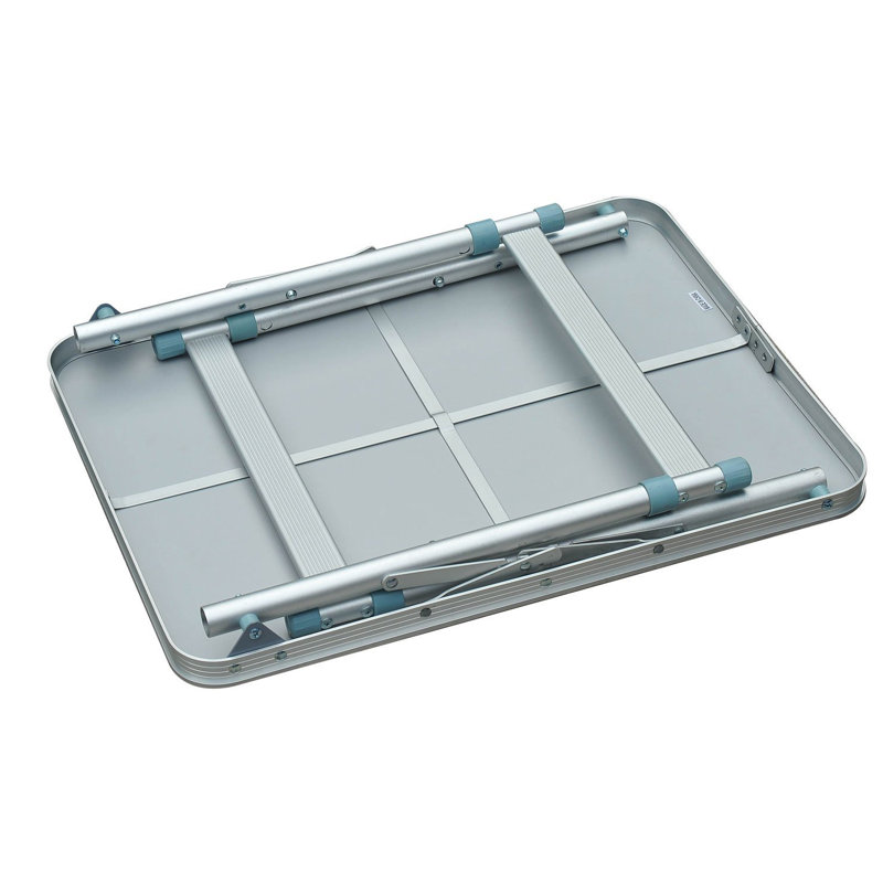 Kinzer 2FT Garden Outdoor Camping Table Aluminium Frame 60 x 45 x 64 cm