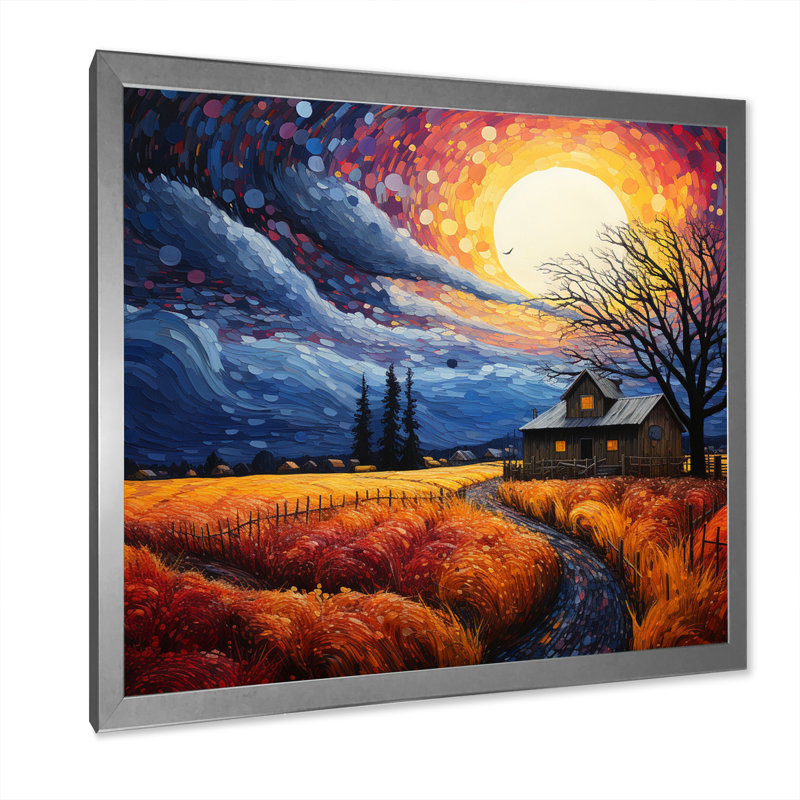 Impression sur toile Barn Shades Of Resilience I, Cadre simple argenté, H 30 po x l 30 po x P 1 po