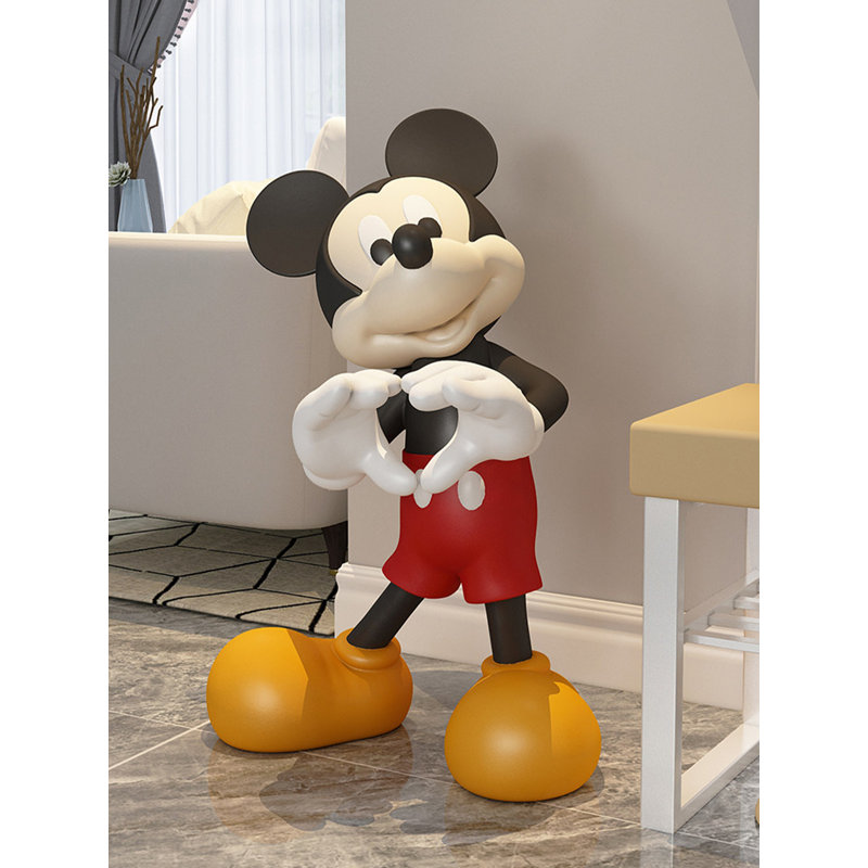 Articles de décoration créatifs en résine avec motif de Mickey Mouse