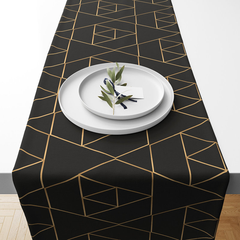 Krieger Geometric Table Runner