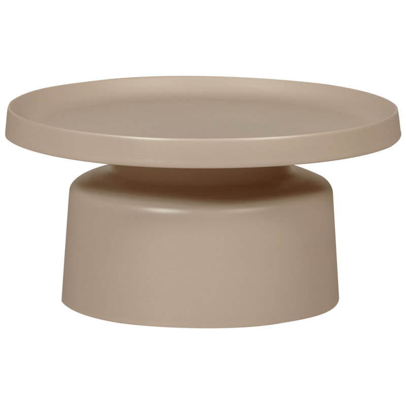 Peer Tray Top Pedestal End Table