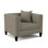 Fauteuil en polyester touffeté l 43 po Banelly