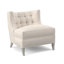Chaise d'appoint avec coussin en polyester de 29 po de largeur Social-41242334-96915532