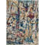 Tapis abstrait beige / bleu Dreya-31378716