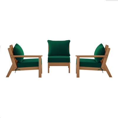 3-Piece Deep Seating Set With Cushions