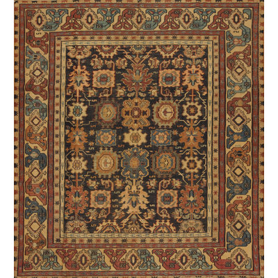 Discovery Flatweave Wool Area Rug in Red/Ivory/Blue/Black