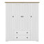 Armoire spacieuse à 4 portes avec tiroirs et rails suspendus-1144888254