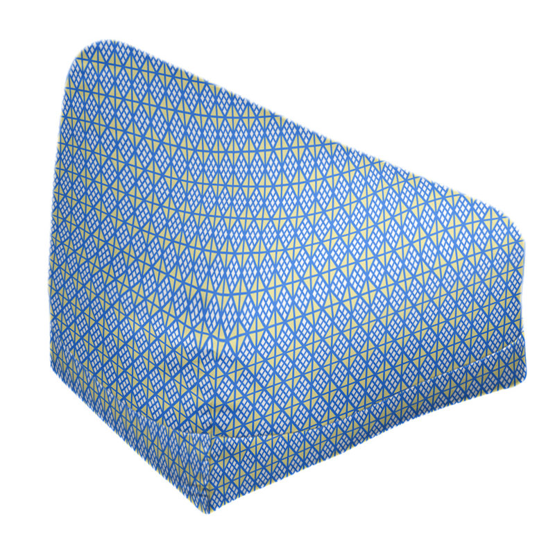 Fauteuil à billes standard & Leffel, H 86 po x L 27 po x P 43 po, Rembourrage poly, Bleu / jaune