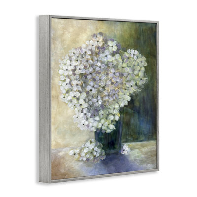 Art romantique de fleurs d'hortensia par Doris Charest bg-146