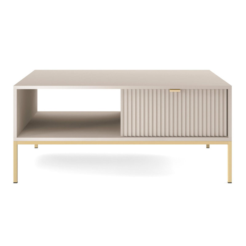Coffee Table with Storage, Grey
