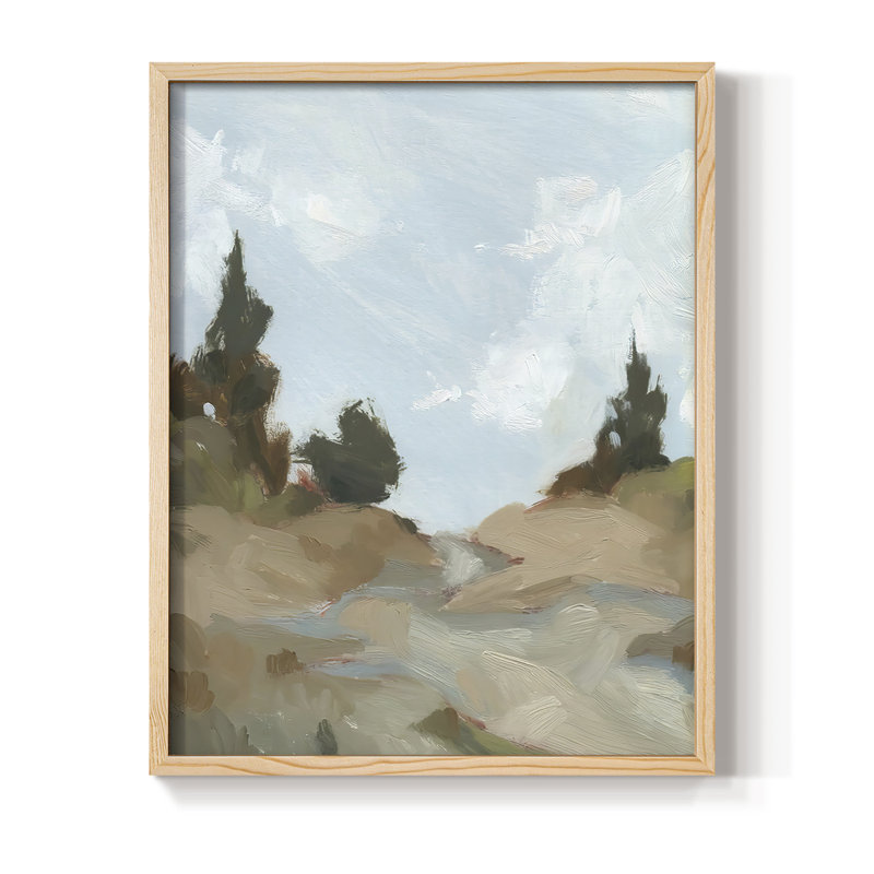 Reproduction d'art encadrée West Trail, H 30 po x l 24 po