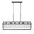 6-Light Industrial Glass Pieces Dimmable Adjustable Pendant Light Fixture Chandelier