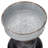 2 Pack Decorative Candle Holders Pedestal Rustic Wood with Galvanized Plate-233730939