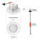 4" Gimbal Selectable CCT Remodel LED Eyeball Lens Retrofit Recessed Lighting Kit