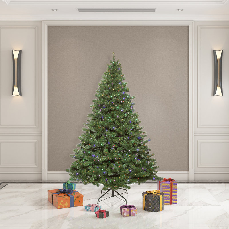 Oregon 6.5' H Lighted Artificial Fir Christmas Tree