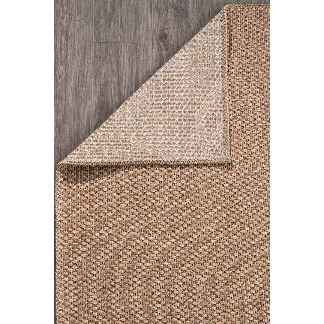 Govert Solid Colour Machine Made Brown Area Rug