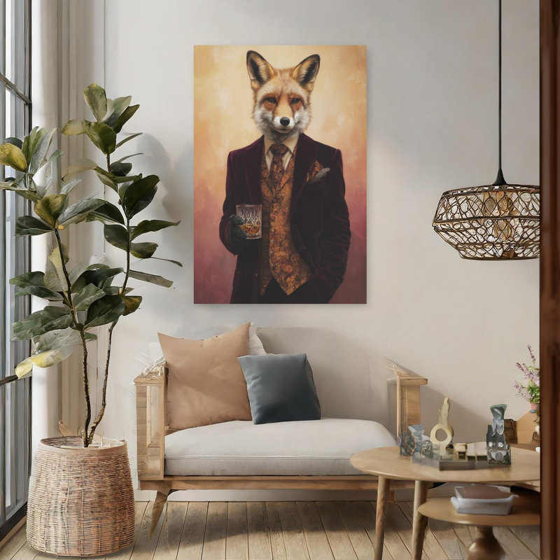Art contemporain surréel, H 48 po x l 32 po